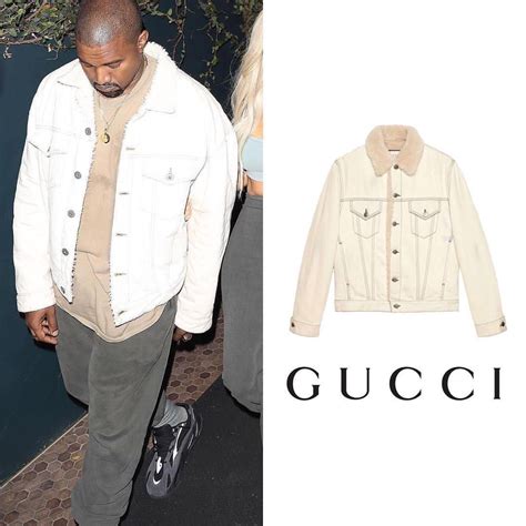 kanye gucci jacket|gucci retro denim jacket.